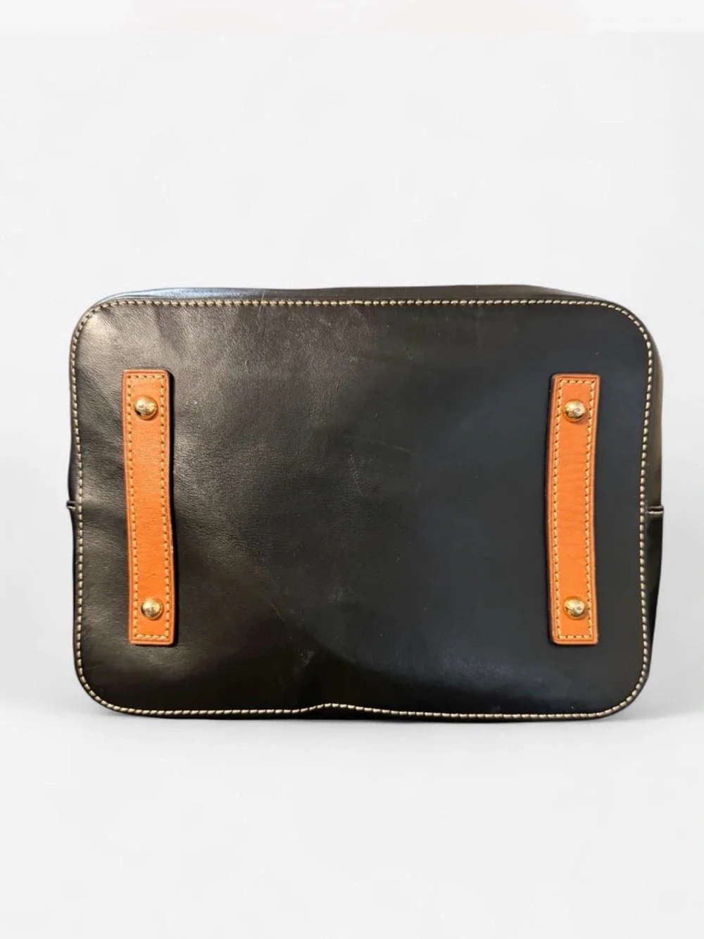 Dooney & Bourke Wexford Tasha Black Leather Bucket Bag